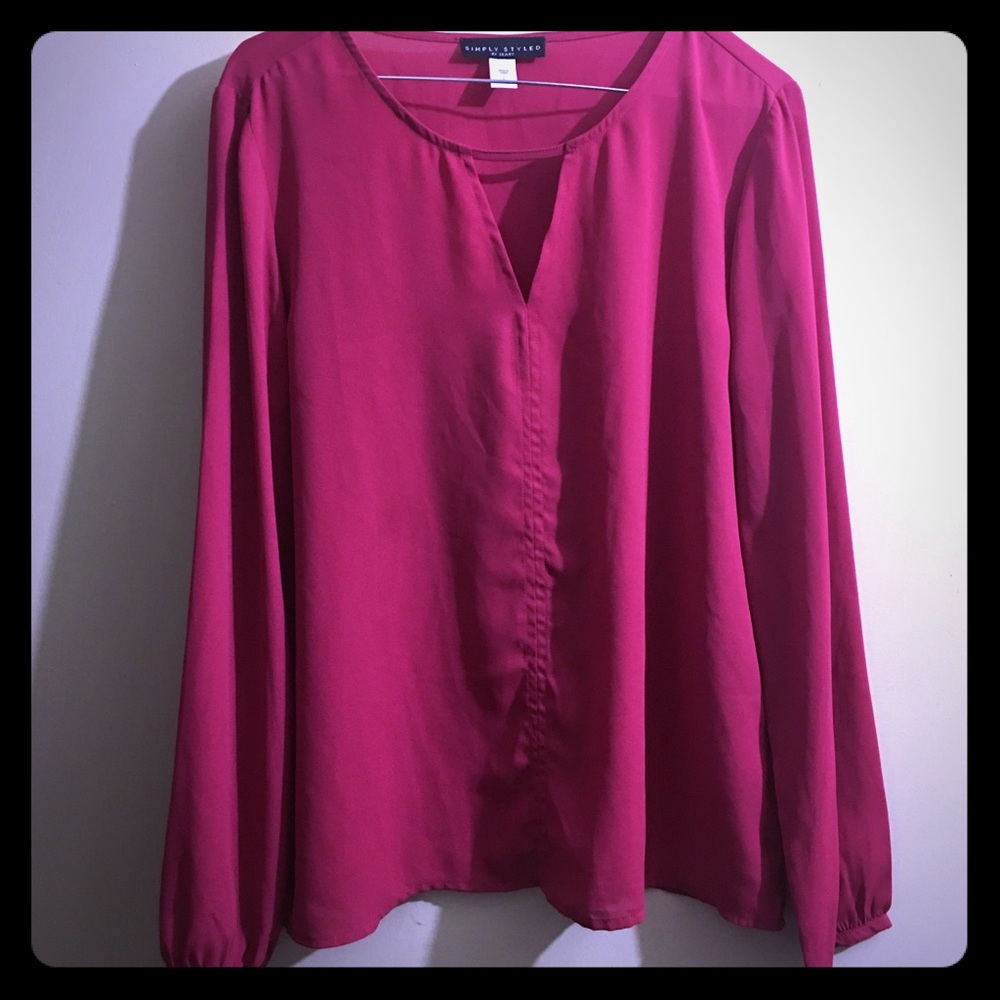 Sears Simply Styled Women’s Blouse 100%Poly Sz.L